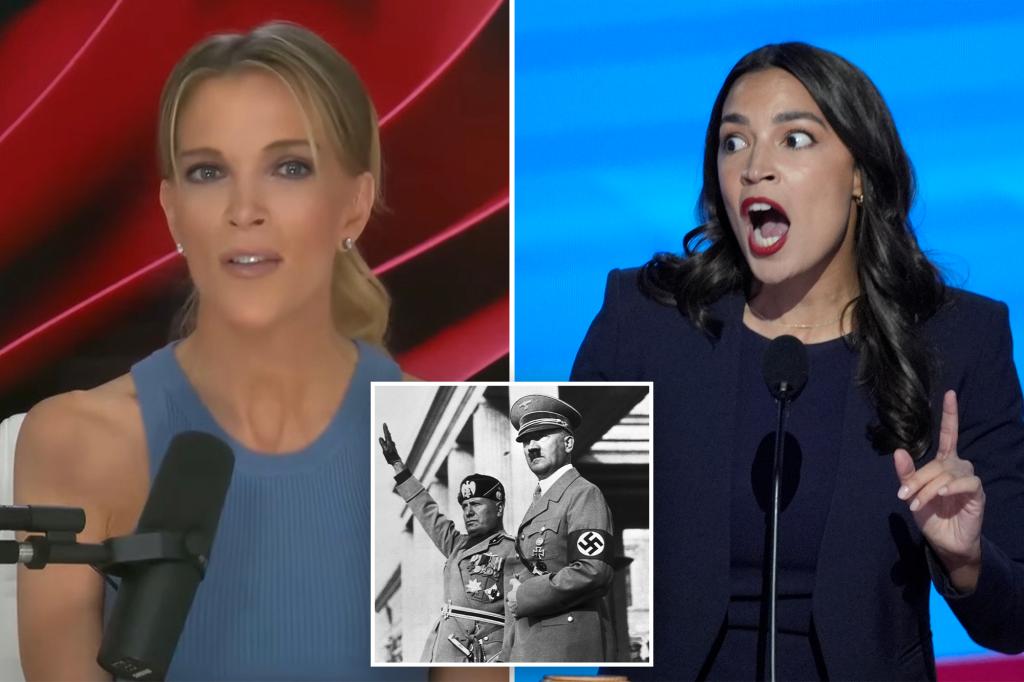 Megyn Kelly calls AOC's DNC speech mix-up between Mussolini and Hilaria Baldwin: 'Like an attack'